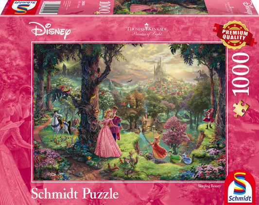 Thomas Kinkade Disney Sleeping Beauty 1000 Piece Jigsaw Puzzle