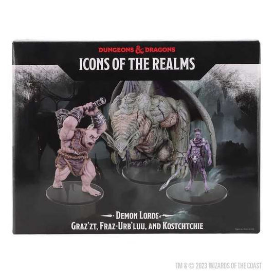 D&D Icons of the Realms Demon Lords - Graz'zt, Fraz Urb'luu, and Kostchtchie