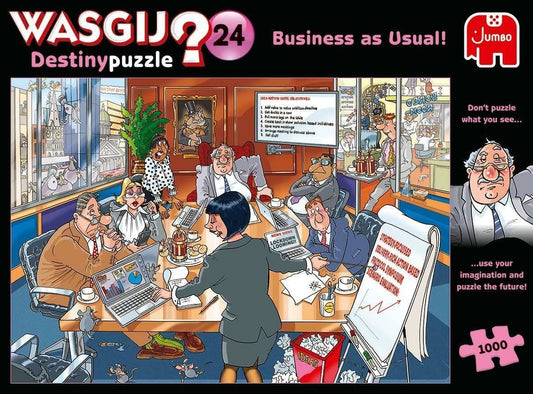 Jumbo Wasgij Destiny 24 - Business as Usual! Jigsaw Puzzles - 1000 Pieces