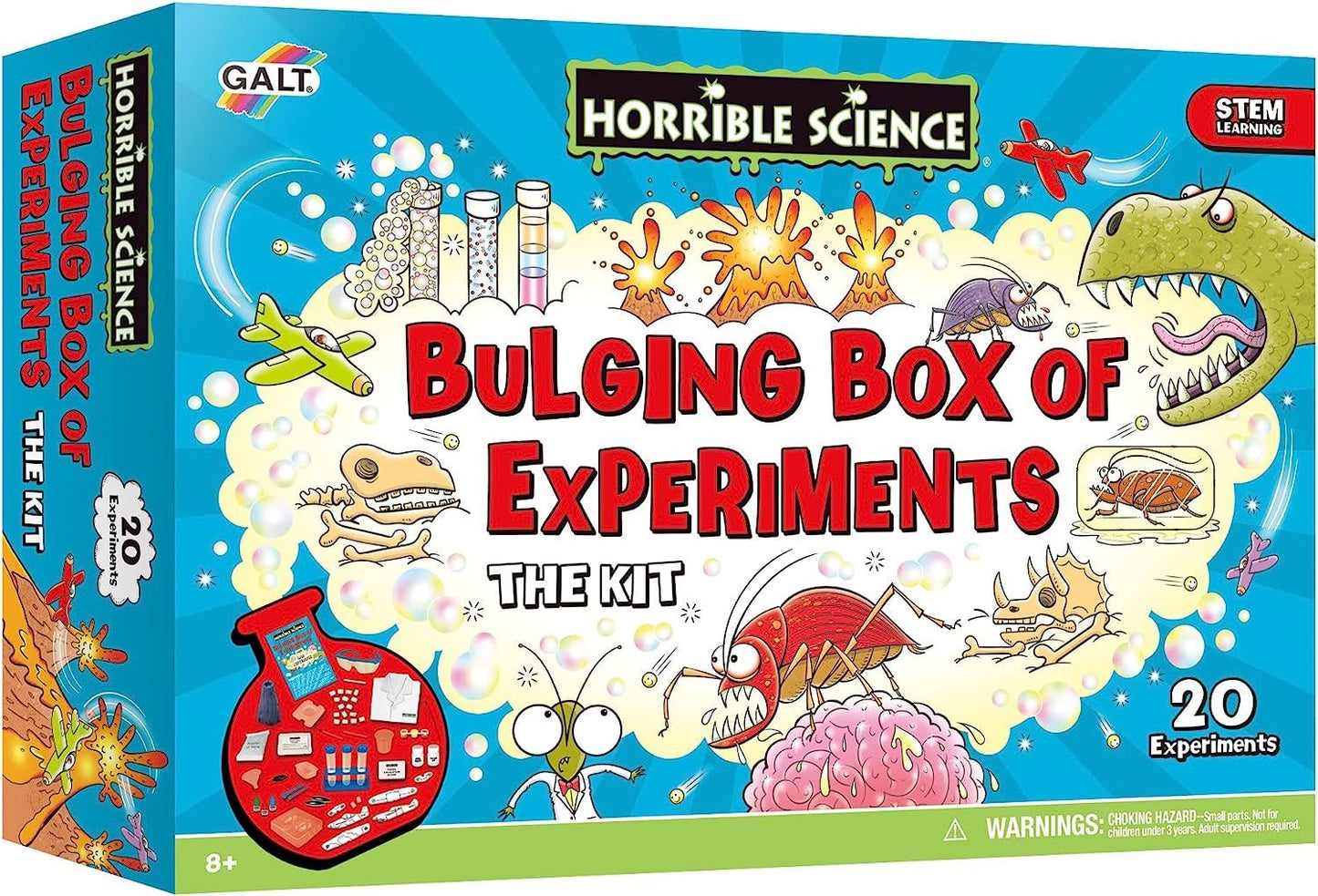 Galt Toys - Horrible Science Bulging Box of Experiments Science Kit