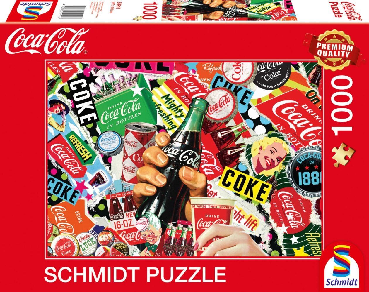 Schmidt Coca Cola: Is It Jigsaw Puzzle - 1000 Pieces