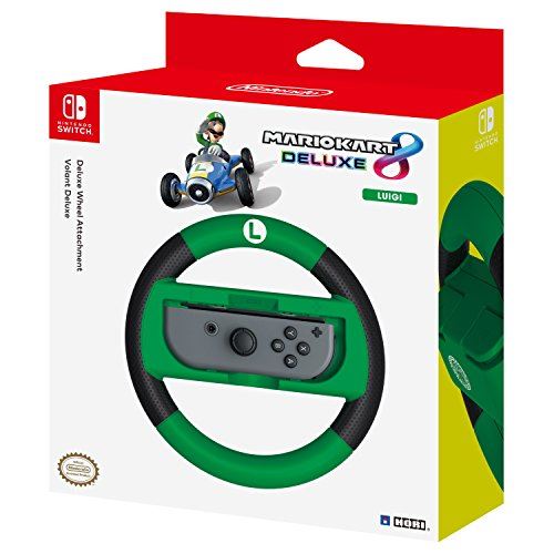 Mk8 Deluxe Racing Wheel Luigi Nintendo Switch