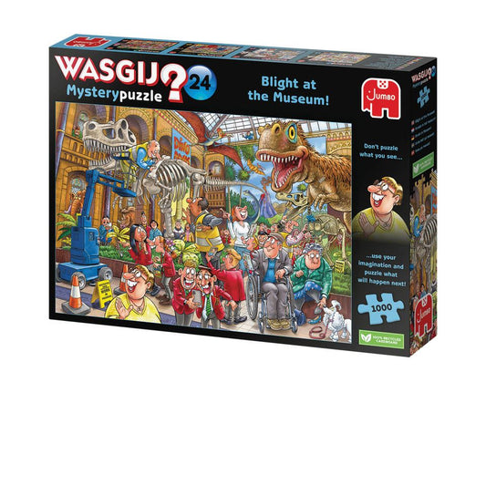 Jumbo Wasgij Mystery 24 - Blight at the Museum! Jigsaw Puzzle - 1000 Pieces