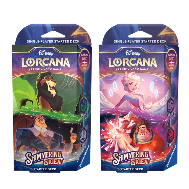 Disney Lorcana Trading Card Game Shimmering Skies Set 5 Starter Deck