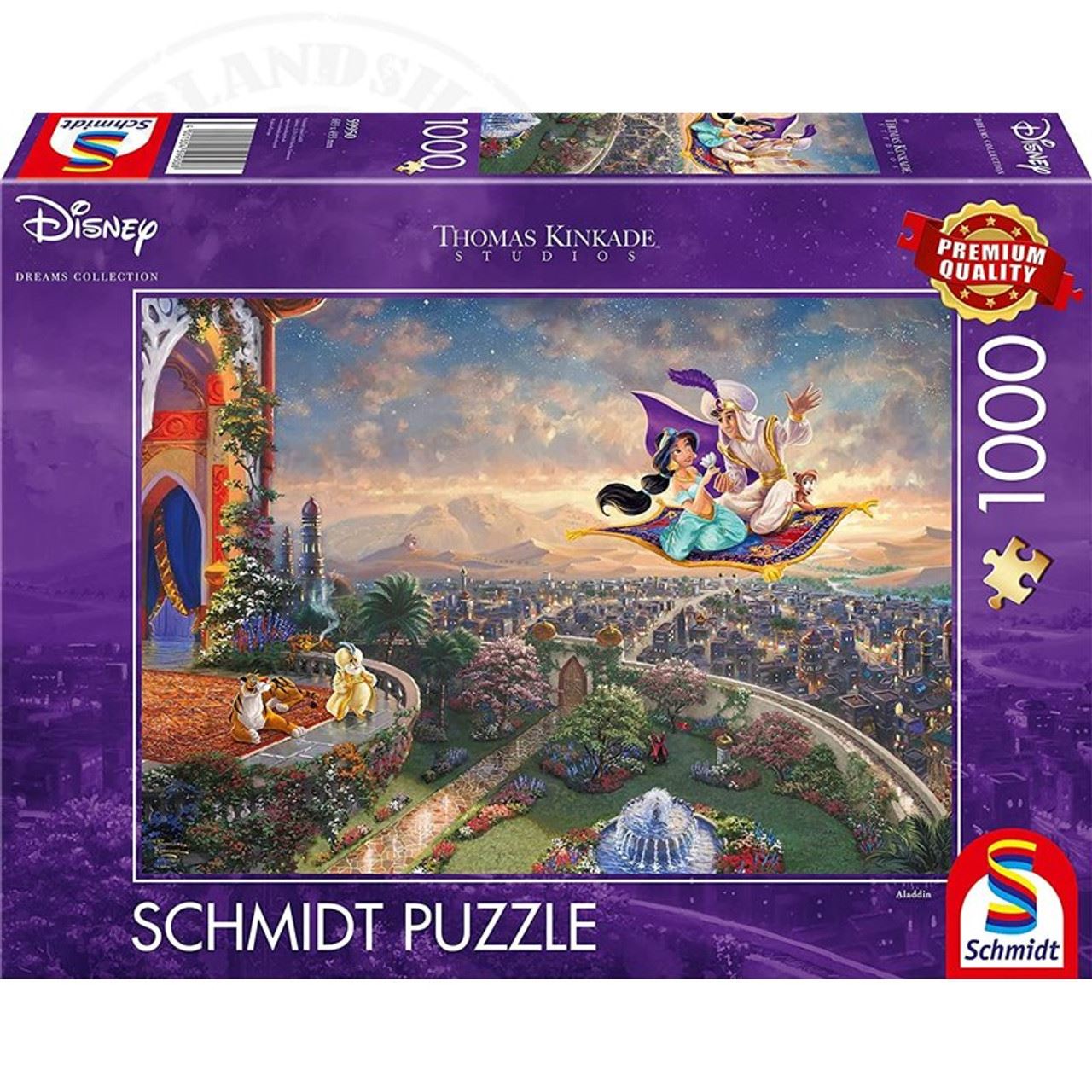Thomas Kinkade: Disney Aladdin 1000 Piece Jigsaw Puzzle