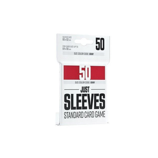 Gamegenic Just Sleeves: 50 Standard Card Game Red