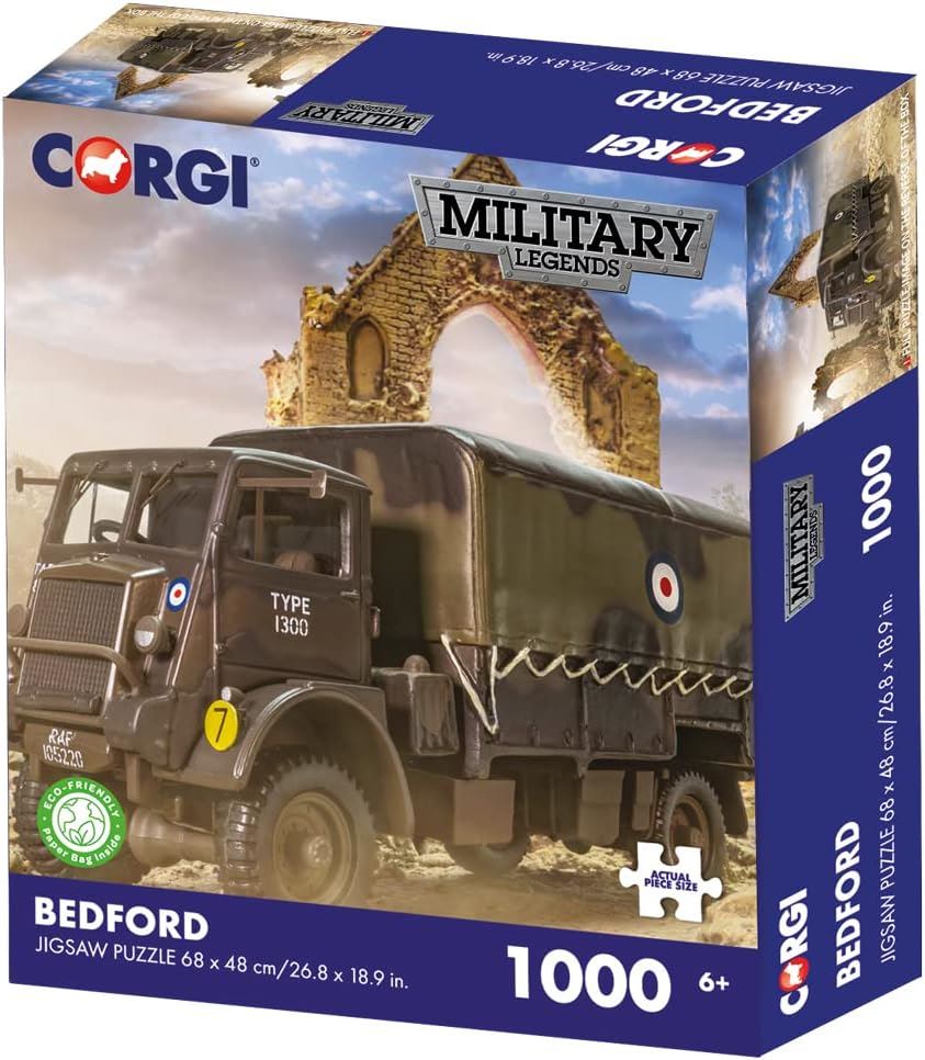 Corgi Bedford 1000 Piece Jigsaw Puzzle