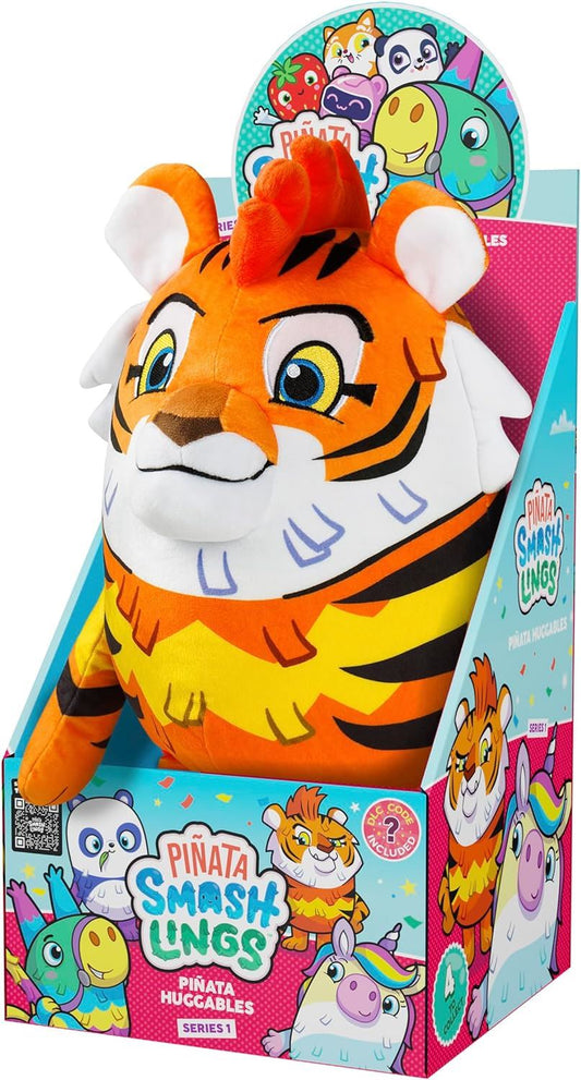 Pinata Smashlings Huggable Plush Mo Tiger Soft Toy
