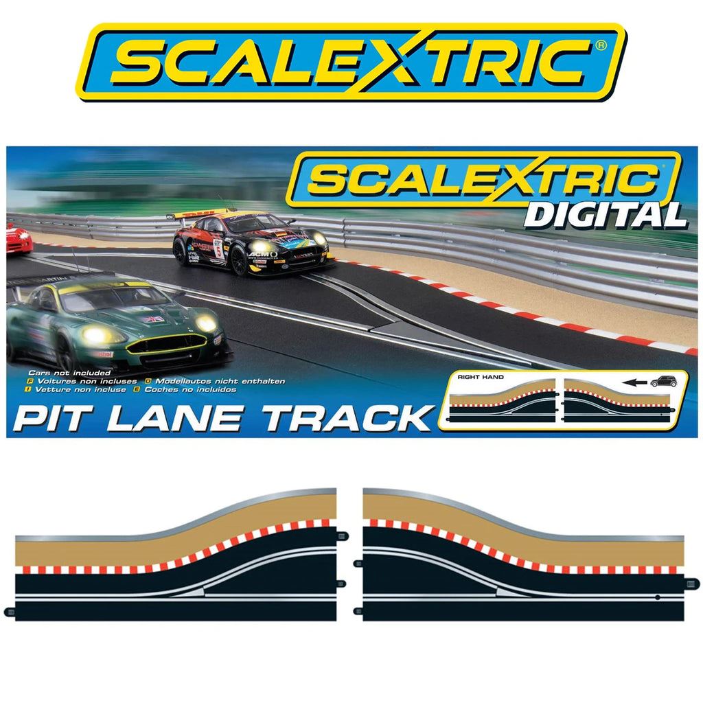Scalextric Pit Lane Track Left Hand Includes Sensor