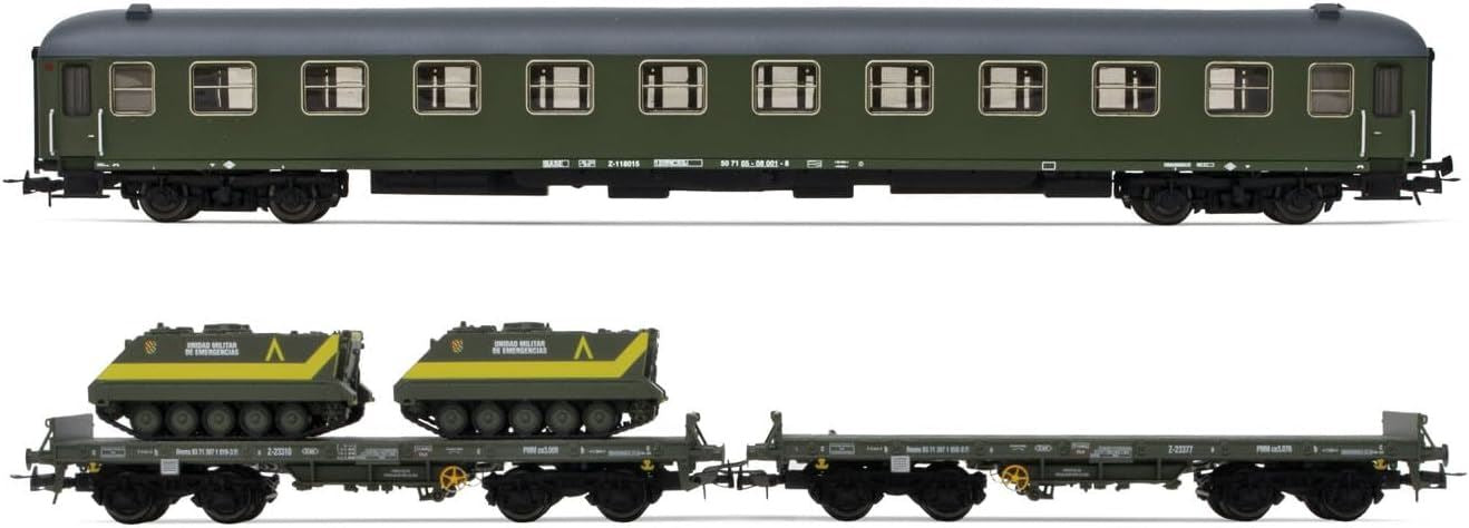Electrotren RENFE 3-unit set 12000 2x PMM 1 loaded with tank 1 without