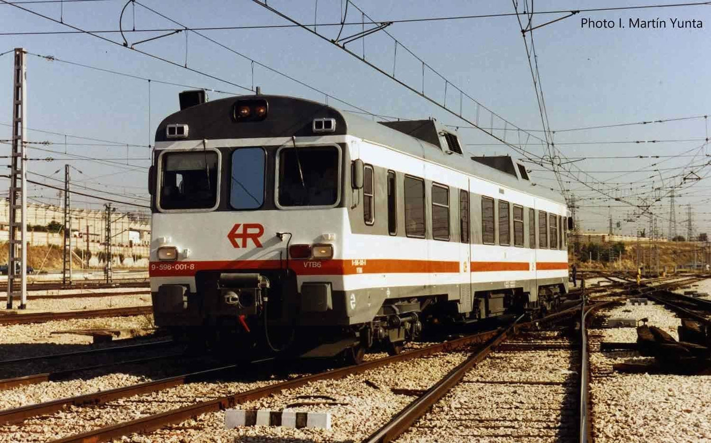 Electrotren RENFE diesel railcar class 596 Regionales R1 9-596-006-7 period V