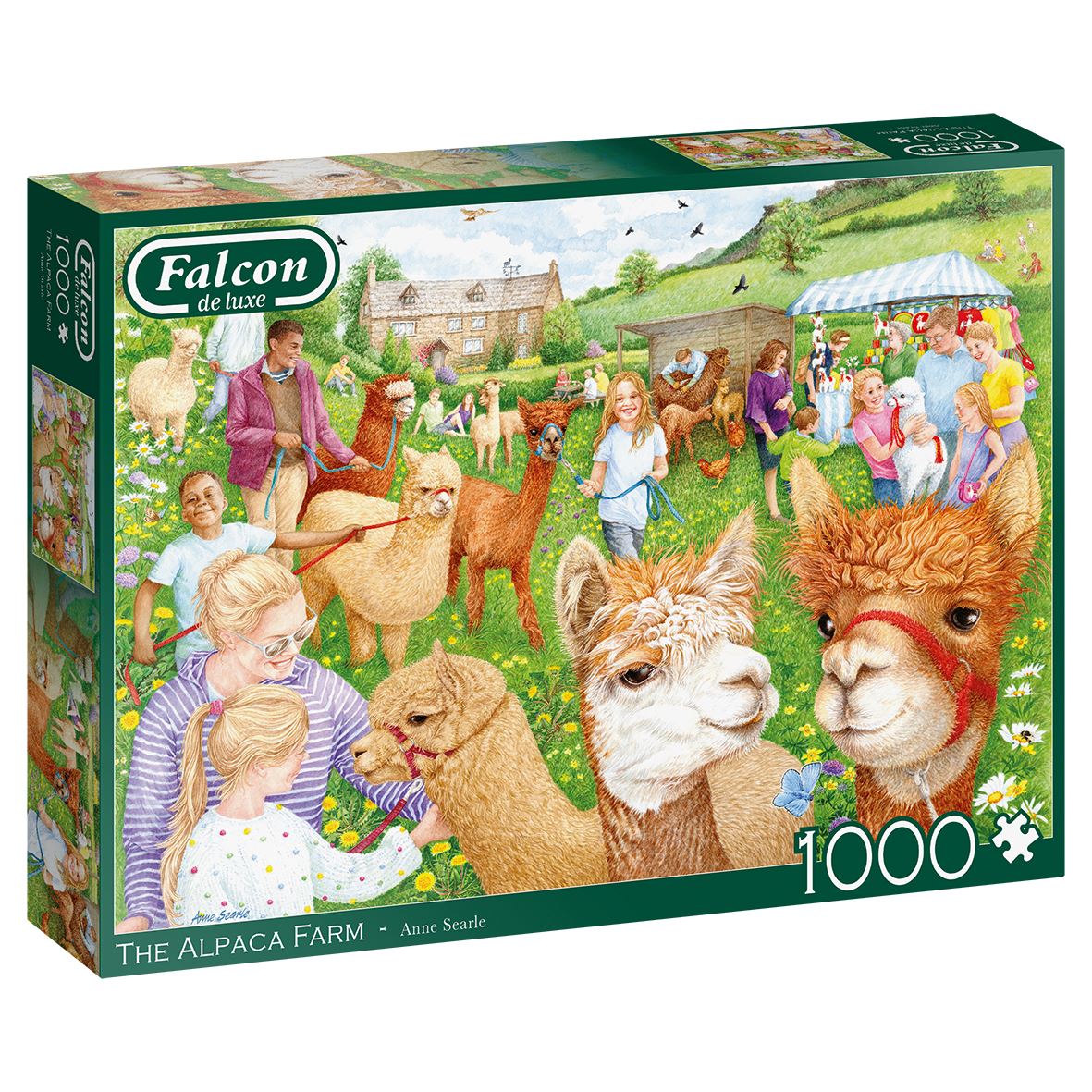 Jumbo Falcon De Luxe The Alpaca Farm Jigsaw Puzzle - 1000 Pieces