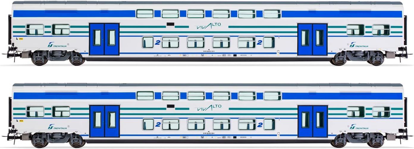 Lima Expert FS Trenitalia 2-unit pack Vivalto intermediate coaches Vivalto livery