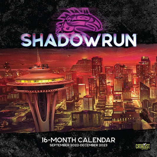 Shadowrun 16 Month Calendar Game Maps