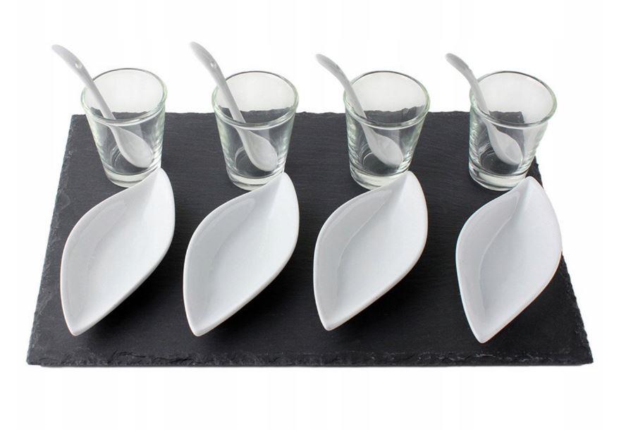Appetizer Party Starter Set with Slate Serving Board