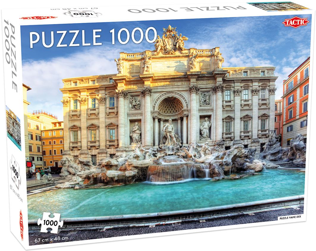 Tactic Trevi Fountain Jigsaw Puzzle - 1000 Pieces