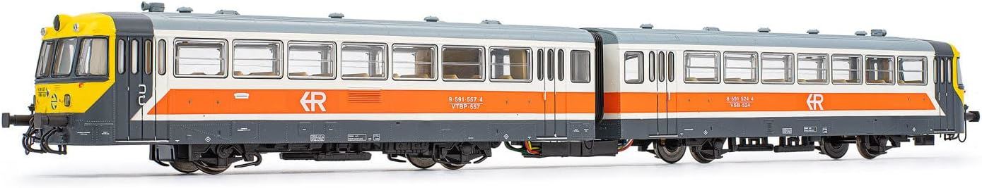 Electrotren RENFE 2-unit diesel railcar Ferrobus 591 series Regionales livery period V DCC decoder