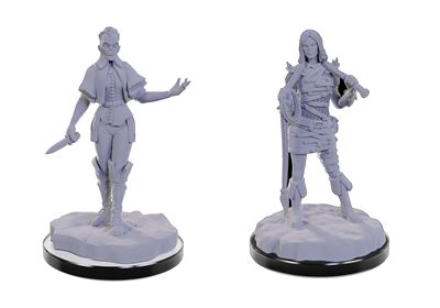 Pathfinder Deep Cuts Unpainted Miniatures (W22) Urdefhan Lasher & Death Scout