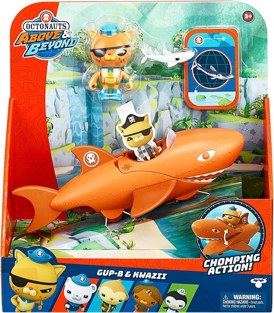 Octonauts Above & Beyond Gup-B & Kwazii Deluxe Toy Vehicle & Figure	