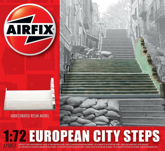 European City Steps Resin Ruined Buildings Air Fix Model Kit