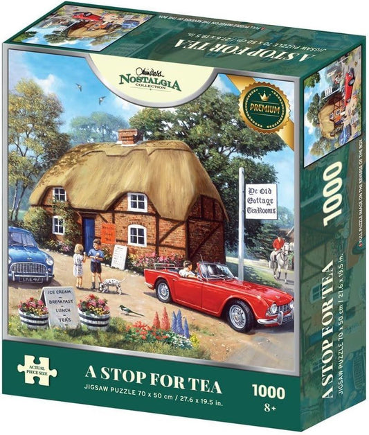 Kevin Walsh Nostalgia Collection A Stop For Tea 1000 Piece Jigsaw Puzzle