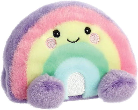Aurora Palm Pals Vivi Rainbow 5 Inch Soft Toy