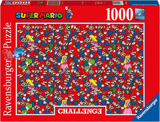Challenge Super Mario Jigsaw Puzzle - 1000 Pieces