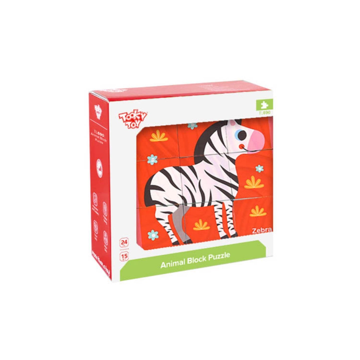 Wooden Animal Block Puzzle