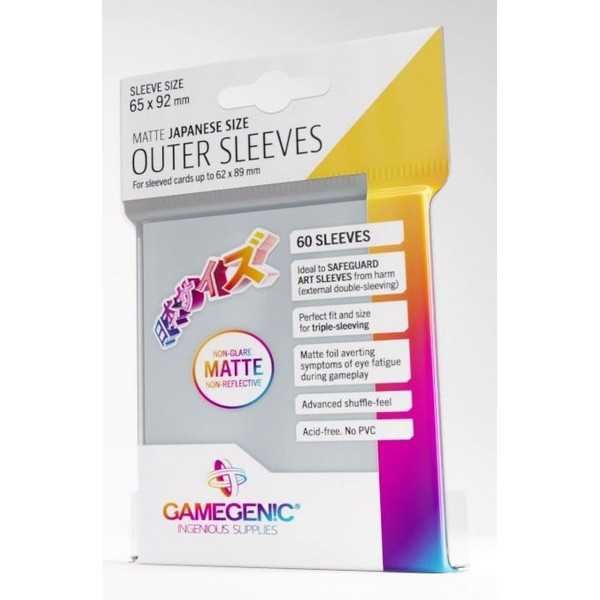 Gamegenic Outer Sleeves 60 Matte Japanese Size