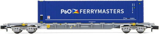 Arnold SNCF 4-axle 60 container wagon Novatrans Sgss grey with 45