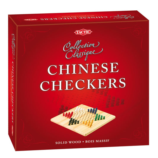 Chinese Checkers - Wooden Classic Game - Tactic Games Board Game