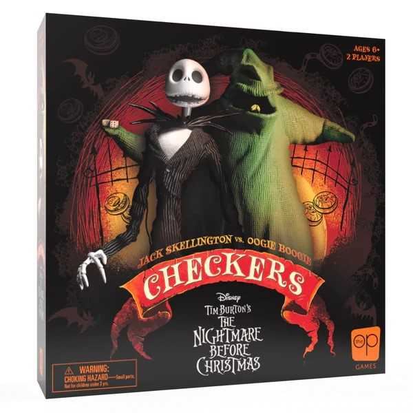 Nightmare Before Christmas: Jack vs. Oogie Boogie Checkers Game