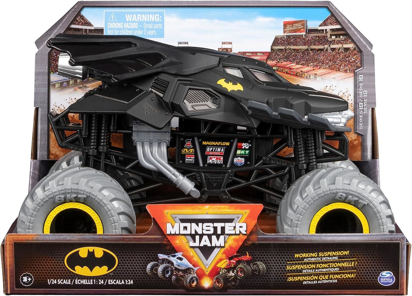Monster Jam 1:24 Die Cast Solid - Batman
