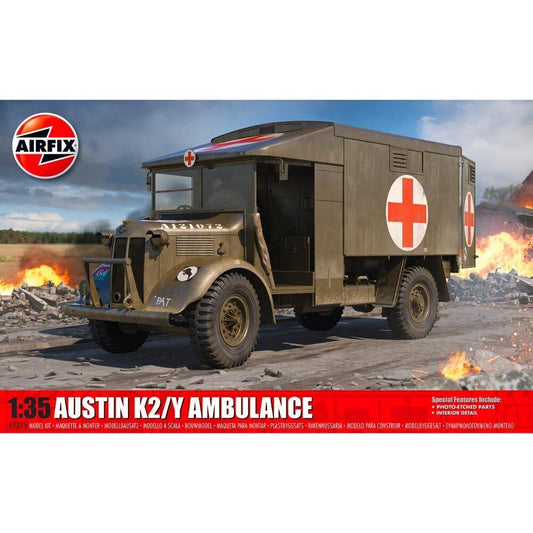 Airfix Austin K2/Y Ambulance Military Truck-1:35 Model Kit