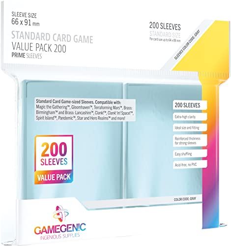 Gamegenic Value Pack Standard - 200 Sleeves