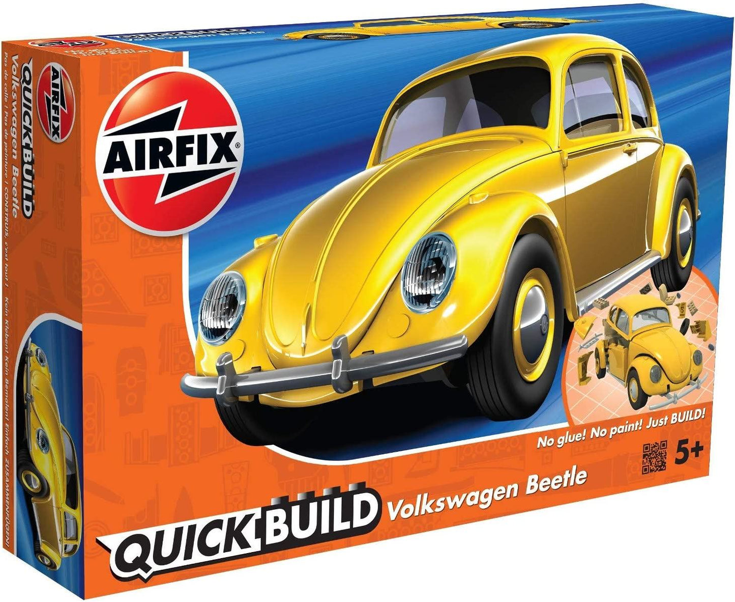 VW Beetle Yellow Quickbuild Air Fix Model Kit
