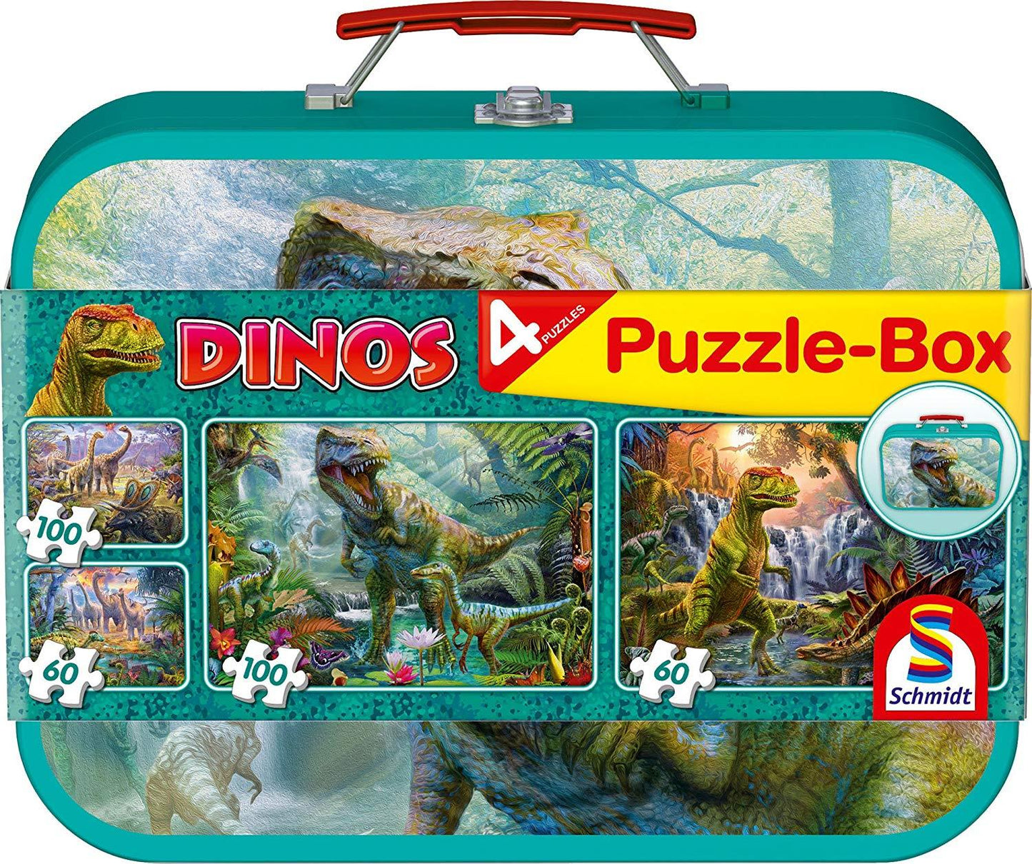 Dinosaurs Jigsaw Puzzle Box (2x60pc/2x100pc)