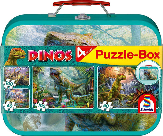 Dinosaurs Jigsaw Puzzle Box (2x60pc/2x100pc)