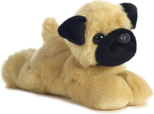 Aurora Mini Flopsies Mr Pugster Pug 8 Inch Soft Toy