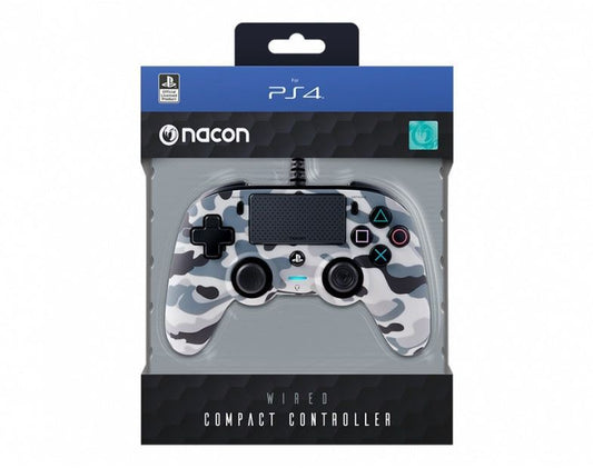 Nacon Wired Compact Controller Grey Camo Playstation 4	