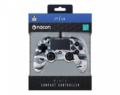 Nacon Wired Compact Controller Grey Camo Playstation 4