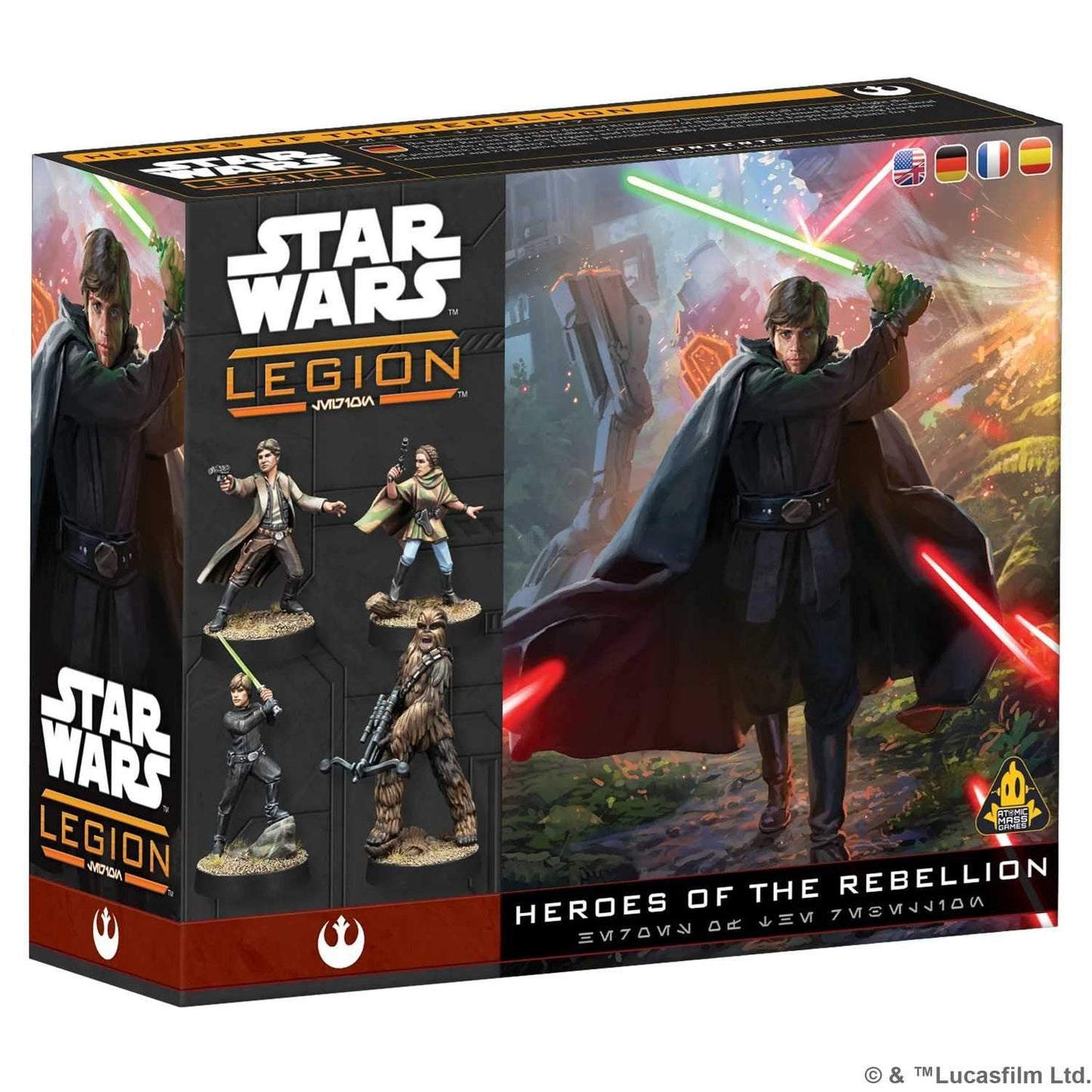 Star Wars: Legion - Heroes of the Rebellion Character Miniatures Pack