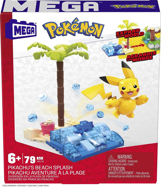 MEGA Pokemon Adventures Pikachu's Beach Splash Building Set