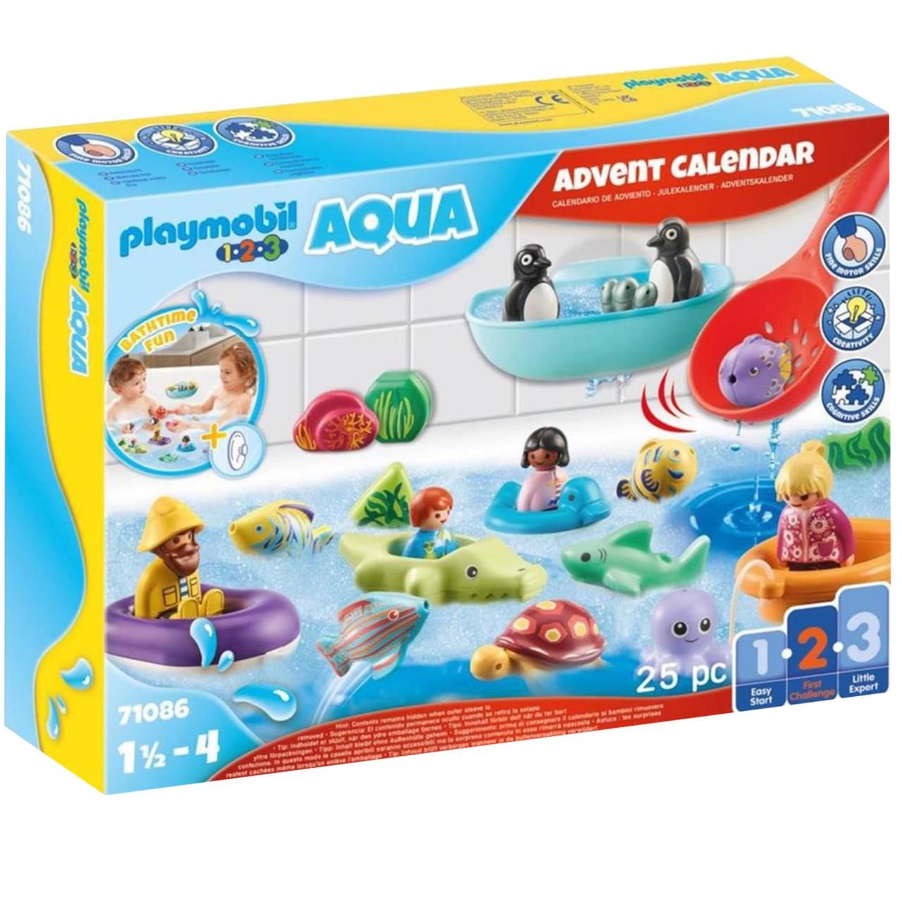 Playmobil 1.2.3 AQUA Bath Time Fun Advent Calendar