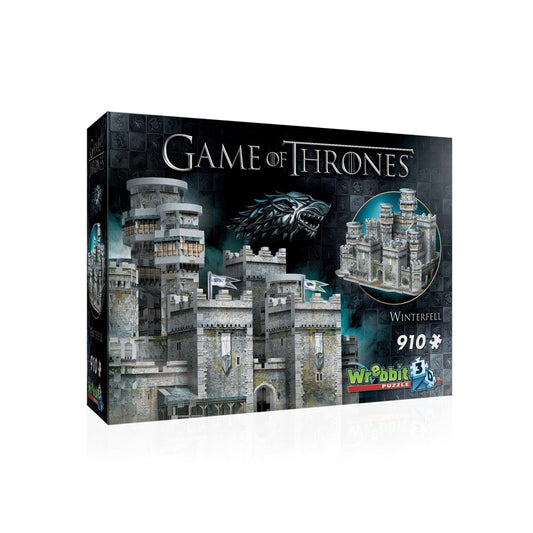 Wrebbit 3D Game of Thrones Winterfell Jigsaw Puzzle - 910 Pieces