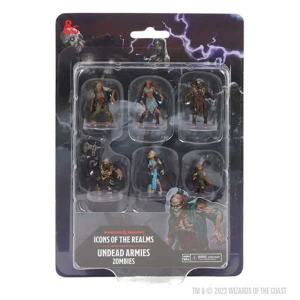 D&D Icons of the Realms Miniatures Undead Armies Zombies