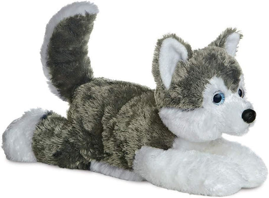 Aurora Flopsies Husky Shadow 12 Inch Soft Toy