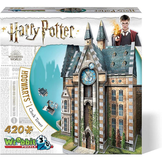 Wrebbit 3D Harry Potter Hogwarts Clock Tower Jigsaw Puzzle - 420 Pieces