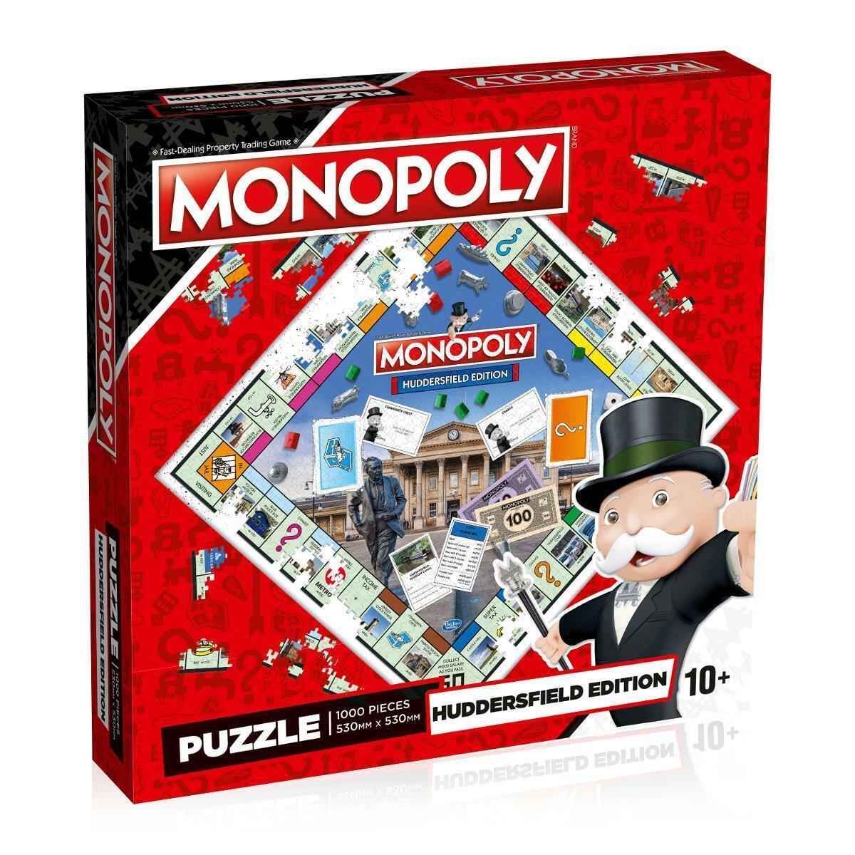 Huddersfield Monopoly Jigasaw Puzzle - 1000 Pieces