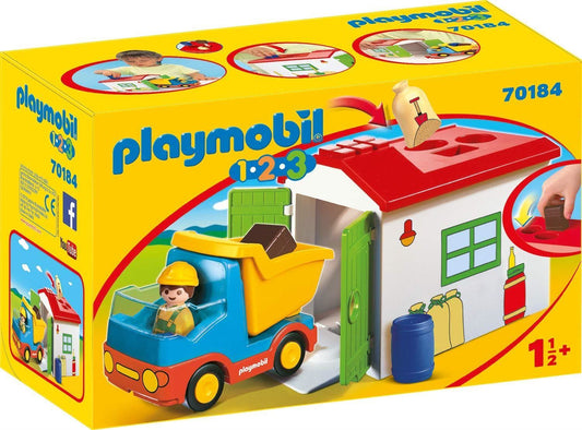 Playmobil 1.2.3 Garbage Truck Playset
